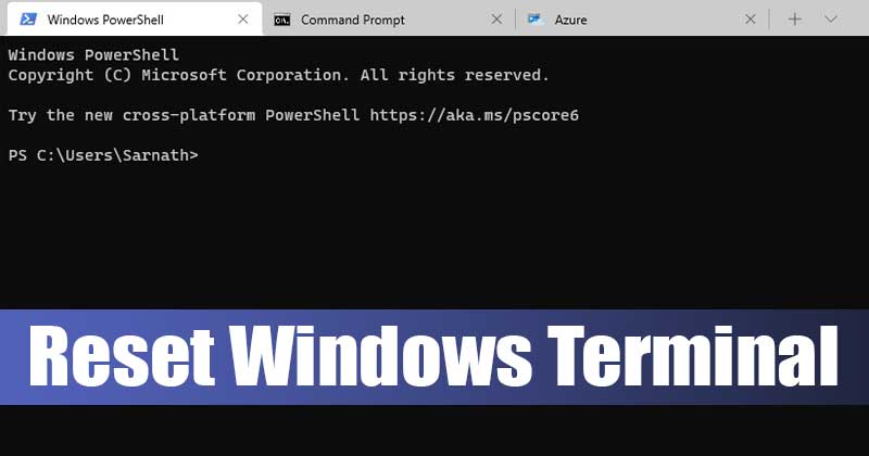 Как сбросить Windows Терминал к настройкам по умолчанию