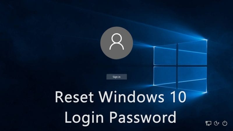 Как сбросить забытое Windows 10 Логин Пароль
