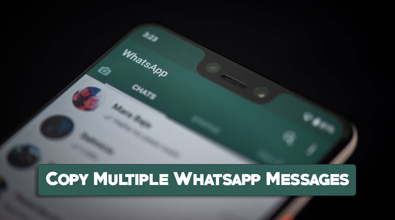 Copy Multiple Whatsapp Messages