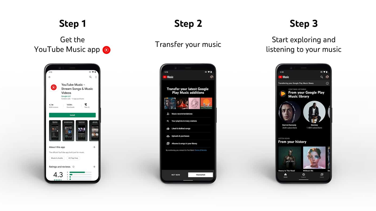 Теперь вы можете перенести свою музыкальную библиотеку Google Play в YouTube…