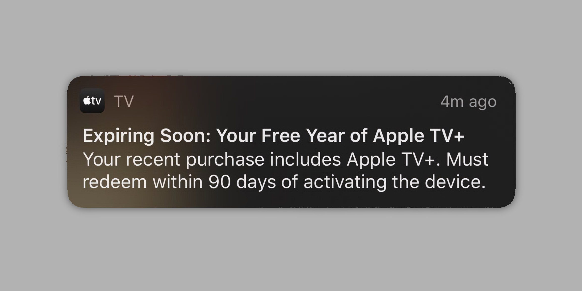 Apple Sends Customers Reminders to Activate Their Free 12 Month Apple TV+ Subscription