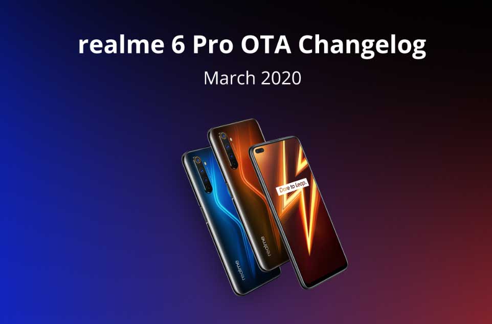 Realme 6 Pro начинает получать патч безопасности от марта 2020 года вместе с ...