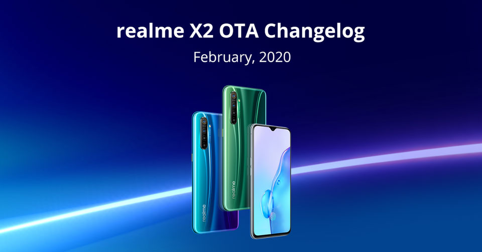 Realme X2, 5i начинает получать VoWifi и исправление безопасности от февраля 2020 года