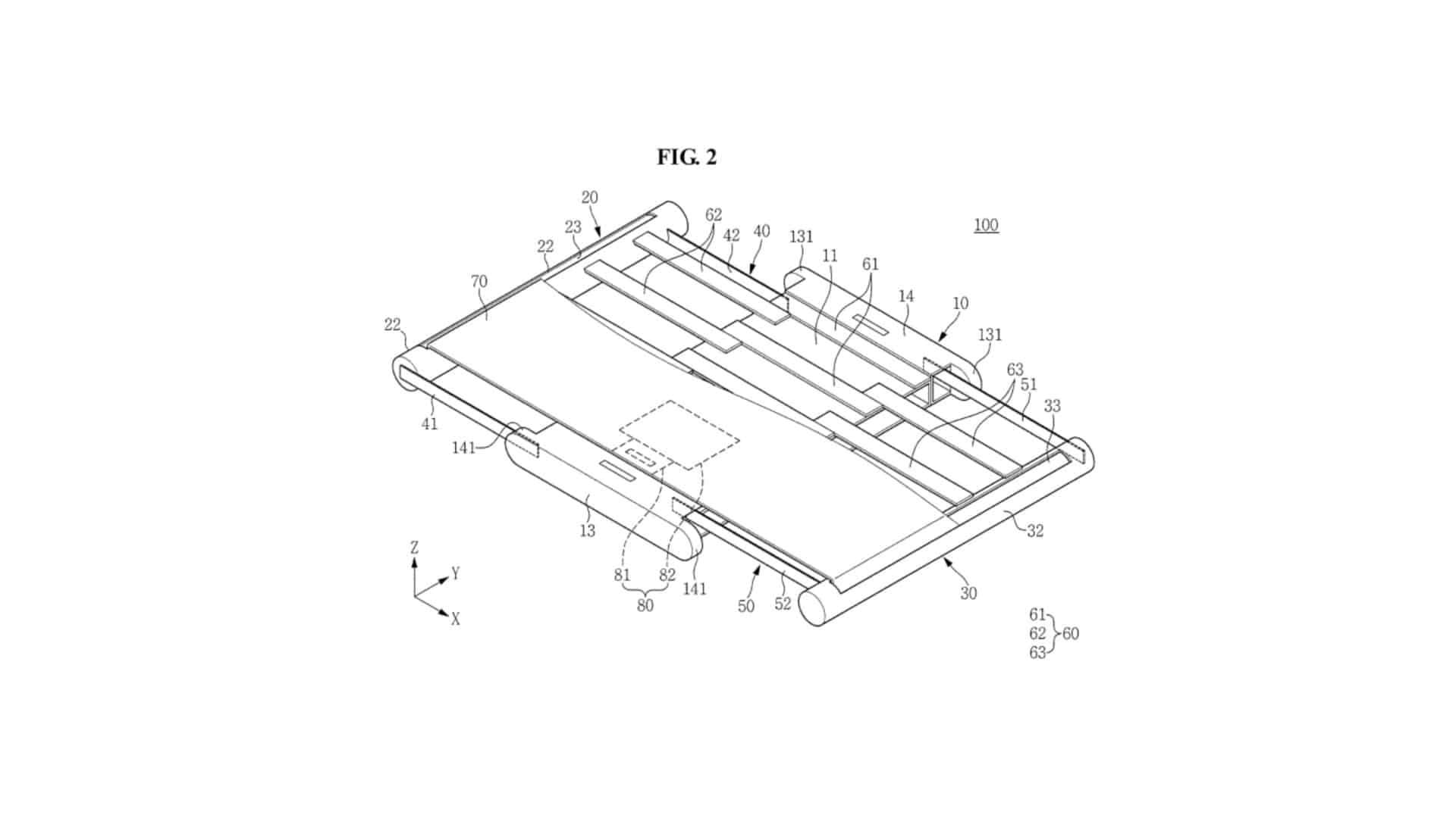 Samsung запатентовал новый дизайн выдвижного дисплея