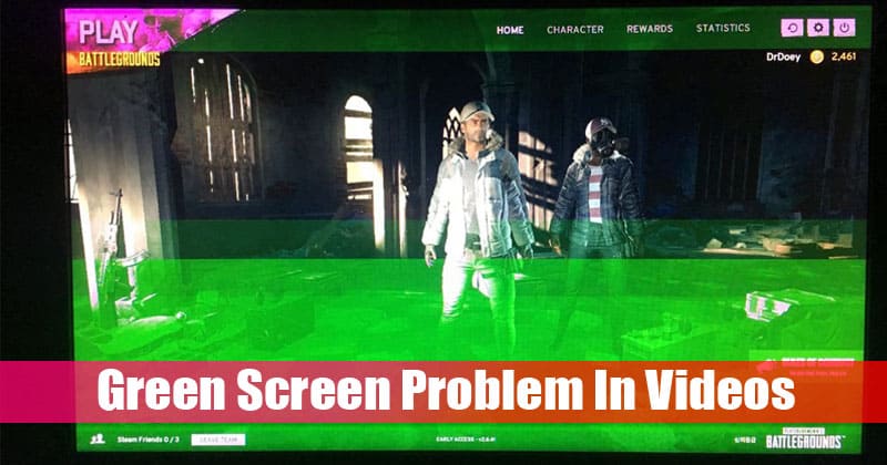 Как исправить проблему с зеленым экраном при просмотре видео
