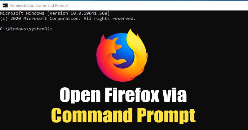 Как открыть любой веб-сайт в Firefox через командную строку