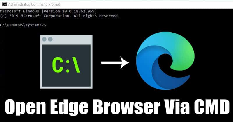 Как открыть любой веб-сайт в браузере Edge через CMD