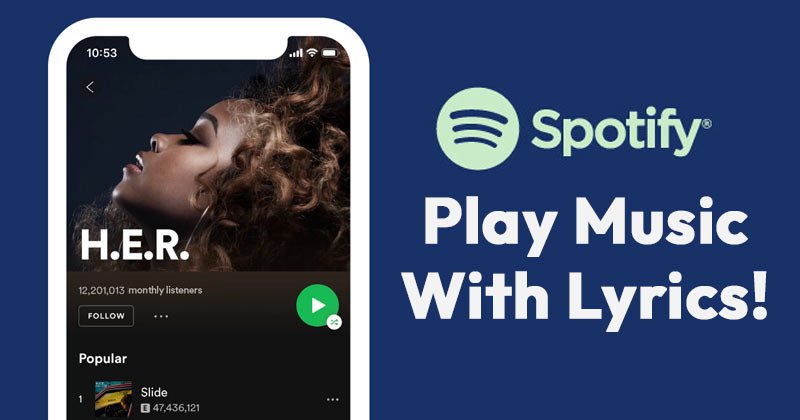Как просматривать тексты песен на Spotify (мобильный и ПК)