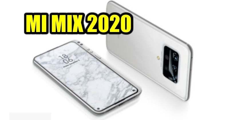 Просочились изображения Xiaomi Mi Mix 2020 с новым уникальным дизайном