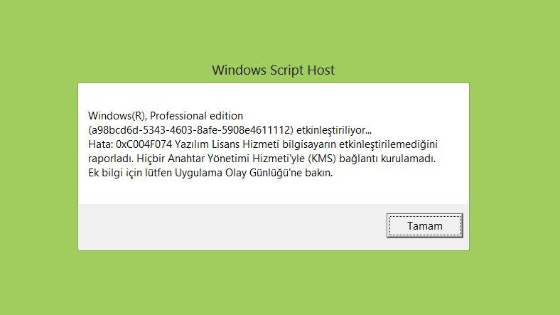 Windows Как решить ошибку 10 «0xc004f074»?
