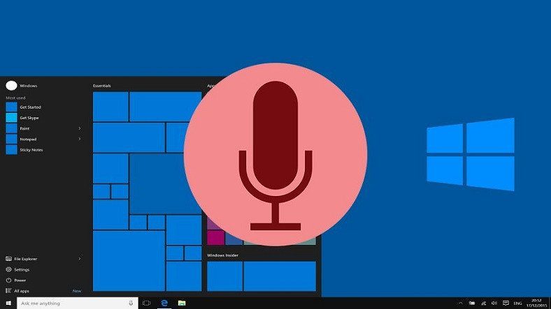 Windows Функция голосового управления разработана для 10X