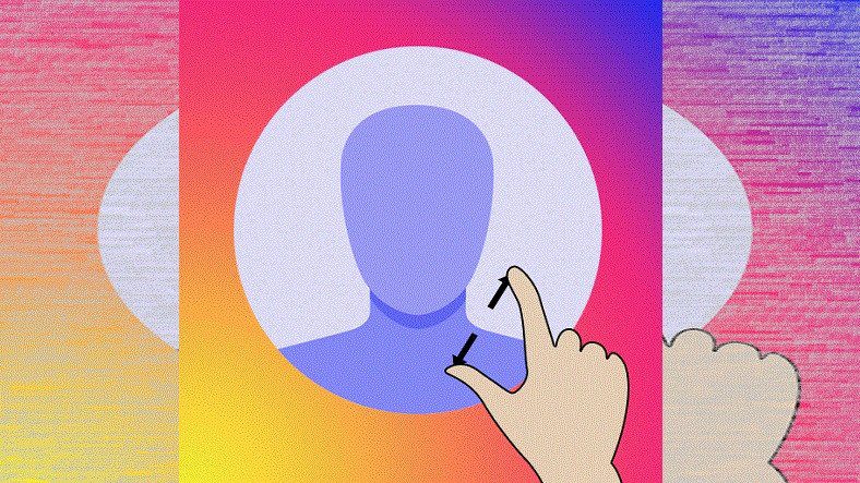 Instagram Как увеличить изображение профиля?  - HD