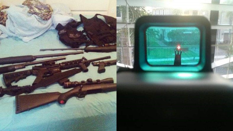 Террорист США Instagram Страшные фотографии в вашем аккаунте!