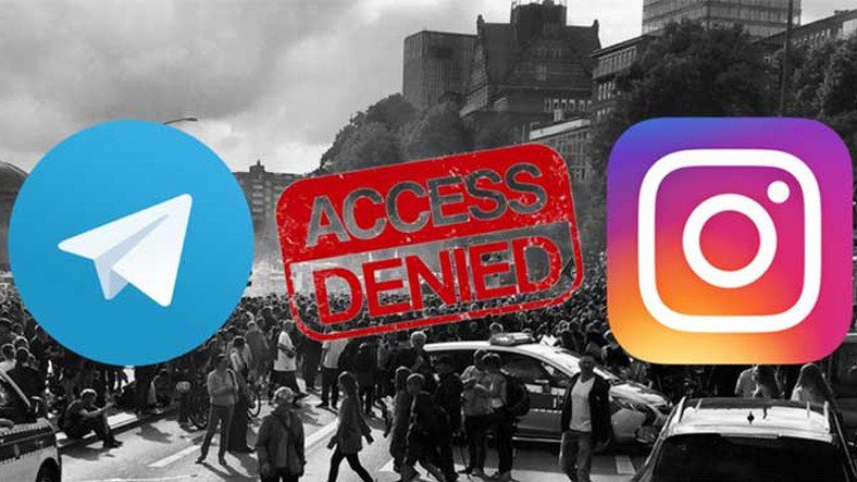 в Иране Instagram и доступ к Telegram запрещен!