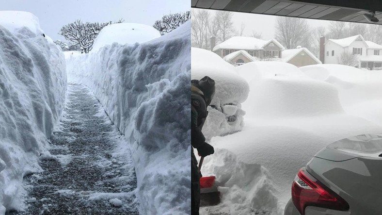 Rekor Miktardaki Kar Yağışı Sonrası Twitter'da Paylaşılan Birbirinden 'Dondurucu' Fotoğraflar!