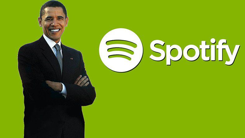 От Spotify поступило предложение о работе для Барака Обамы, покинувшего пост президента США!