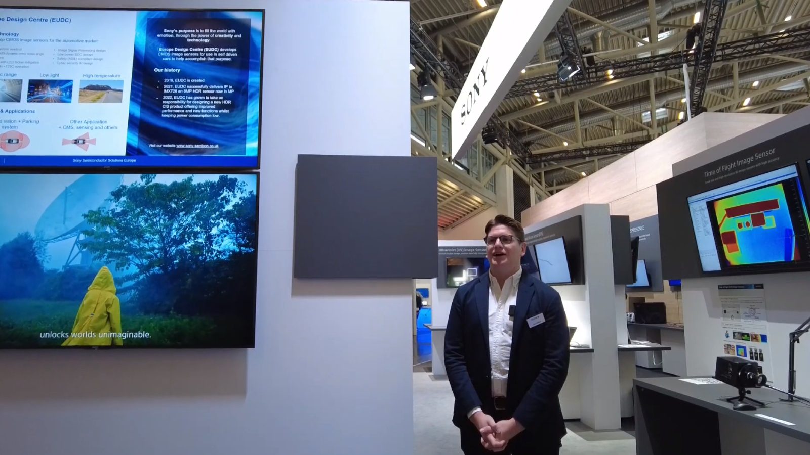 Sony представляет два новых датчика изображения на выставке Electronica 2022 в Мюнхене, Германия
