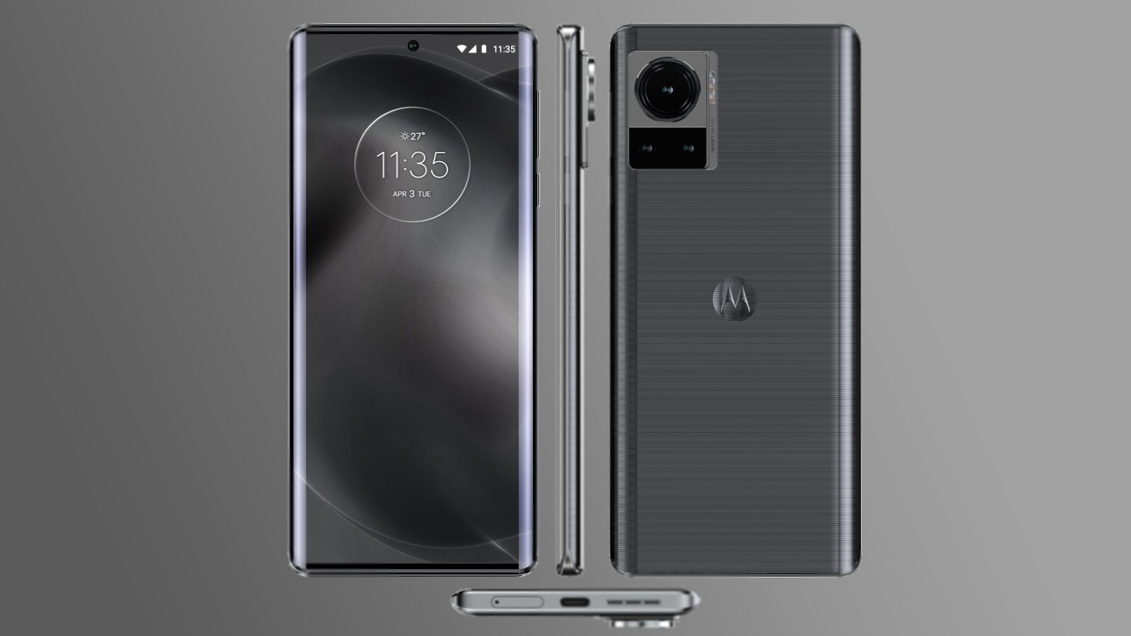 Изображения будущего смартфона Motorola Frontier выставлены в сети
