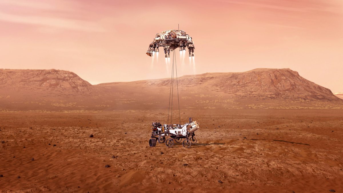 Марсоход НАСА Perseverance попытается совершить мягкую посадку на Марс в феврале 2021 года