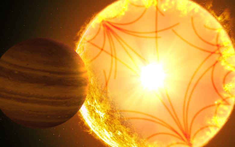 NASA Kepler-1658b, «массивный горячий Юпитер», является подтвержденной экзопланетой, 10-летней широты...