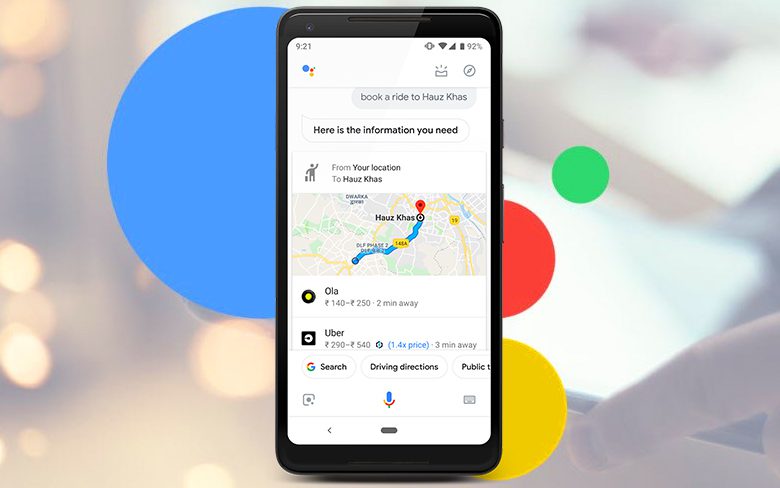 Google: внедряем новый способ удобного бронирования поездок Google Assistant