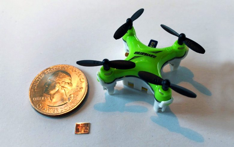 Navion: новый чип еще больше уменьшился, чтобы помочь дронам размером с медоносную пчелу ориентироваться