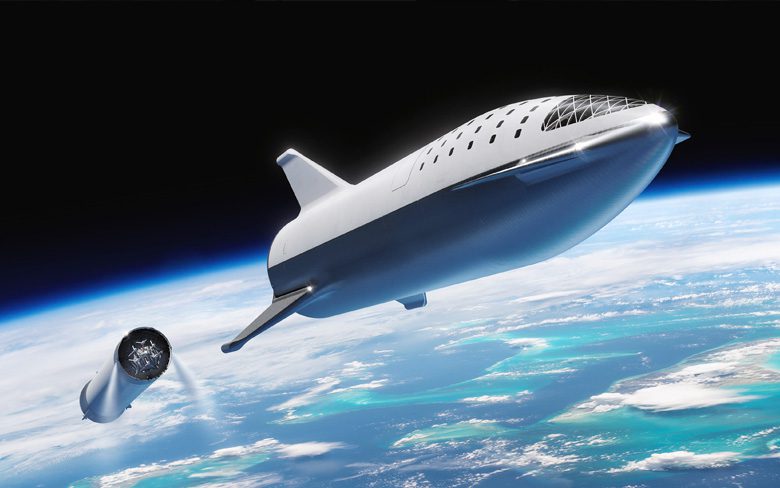 SpaceX тестирует крылатый космический корабль BFR, который будет запущен на Falcon 9 к июню 2019 года.