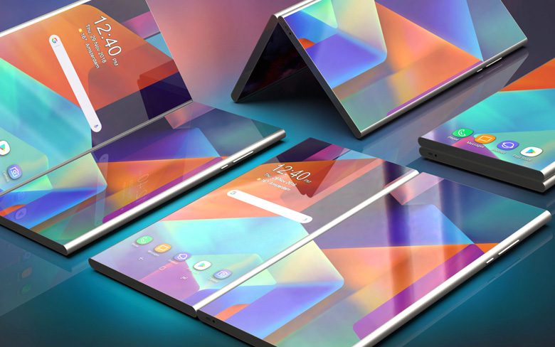 Представлены эксклюзивные 3D-рендеры нового складного смартфона Samsung с двумя экранами