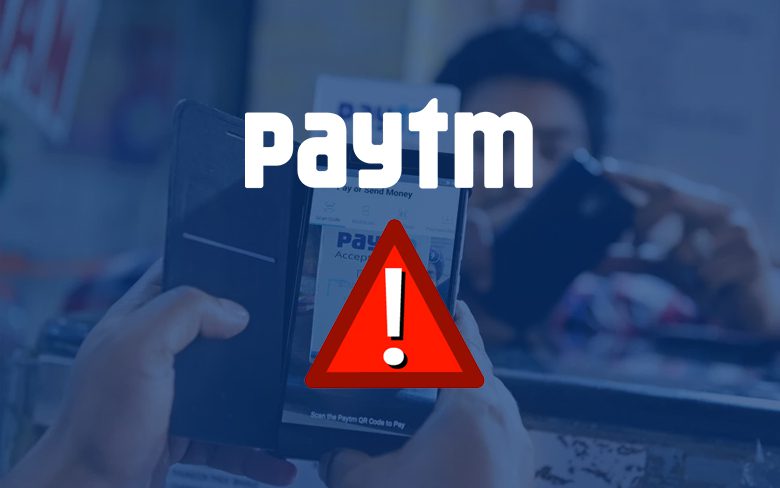 Приложение Paytm упало до минимума, поскольку пользователи сообщают о сбоях в обслуживании