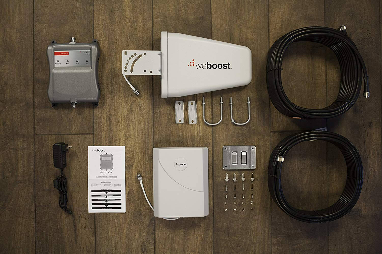 weBoost Connect 4G-X 471104 Усилитель сигнала сотового телефона для дома и офиса - Verizon AT & T T-Mobile Sprint - Увеличьте ваш сигнал до 32x