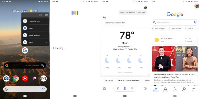 Google Assistant  голосовые поиски
