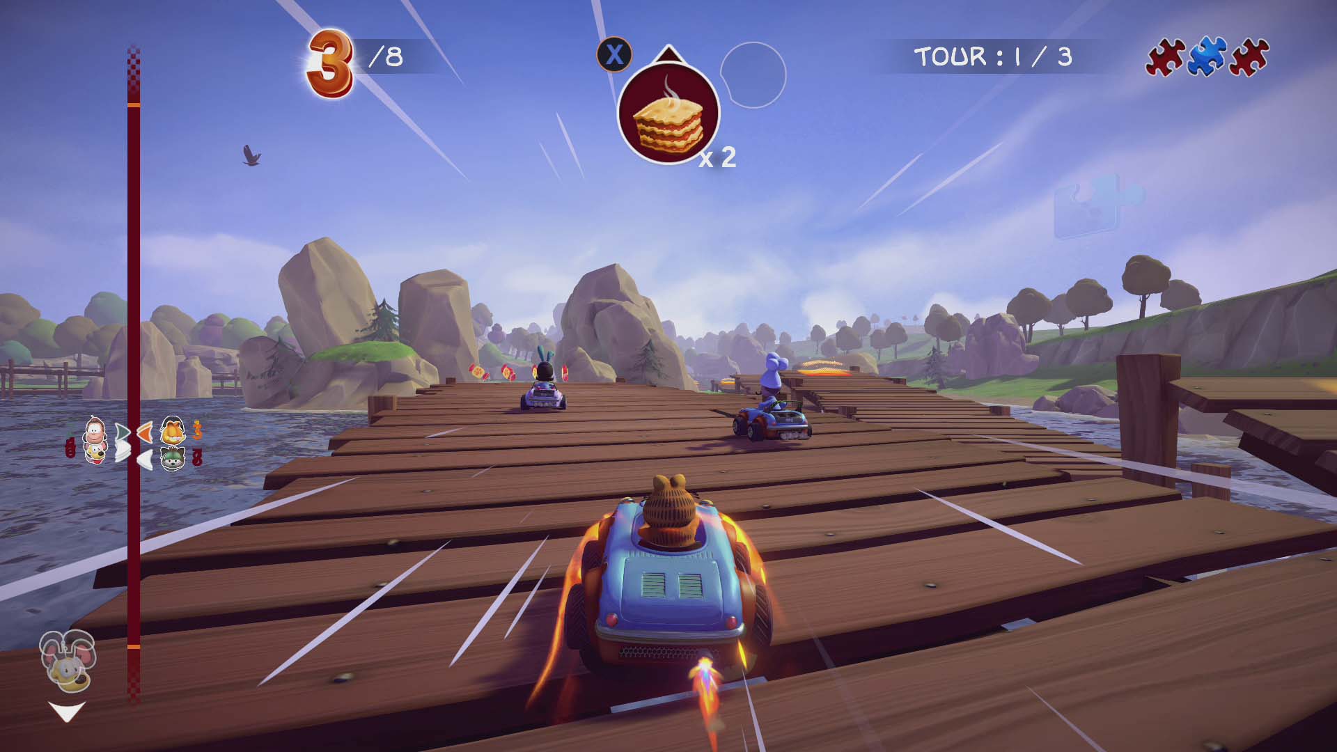 Garfield Kart: Furious Racing объявлена ​​для ПК и консолей