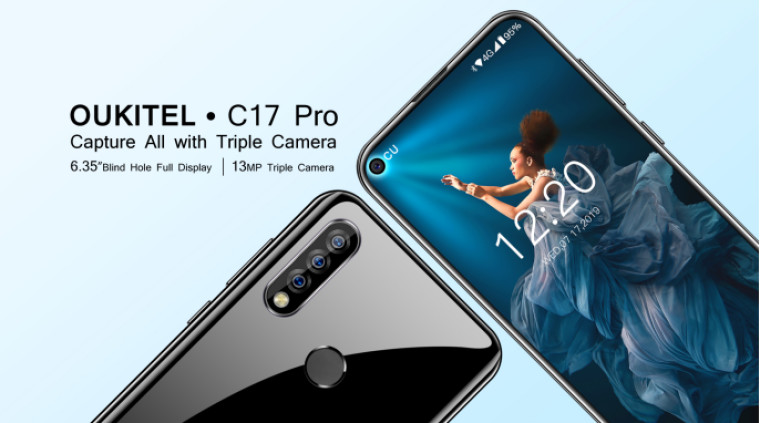 Oukitel дебютирует с C17 Pro; тройная установка задней камеры за $ 139,99