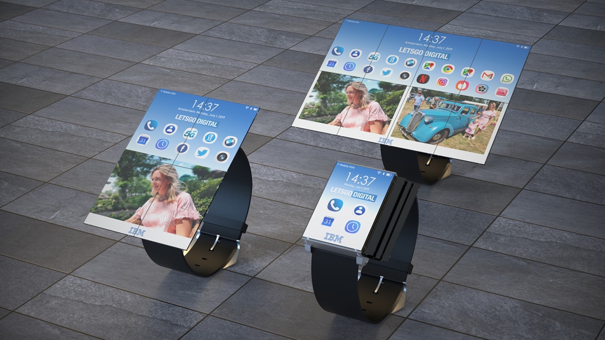 IBM Smartwatch Flexible Display