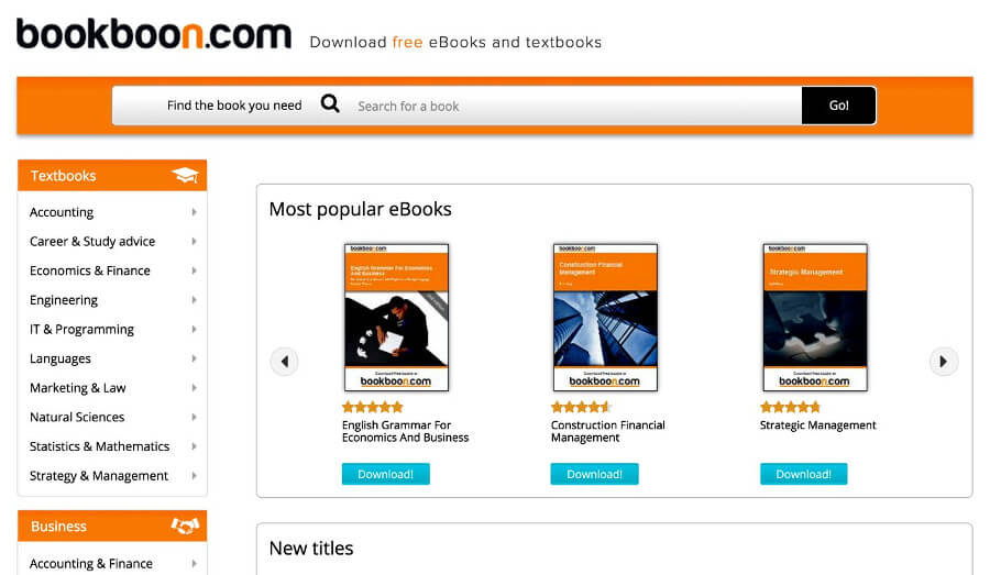 Bookboon Ebook Веб-сайт