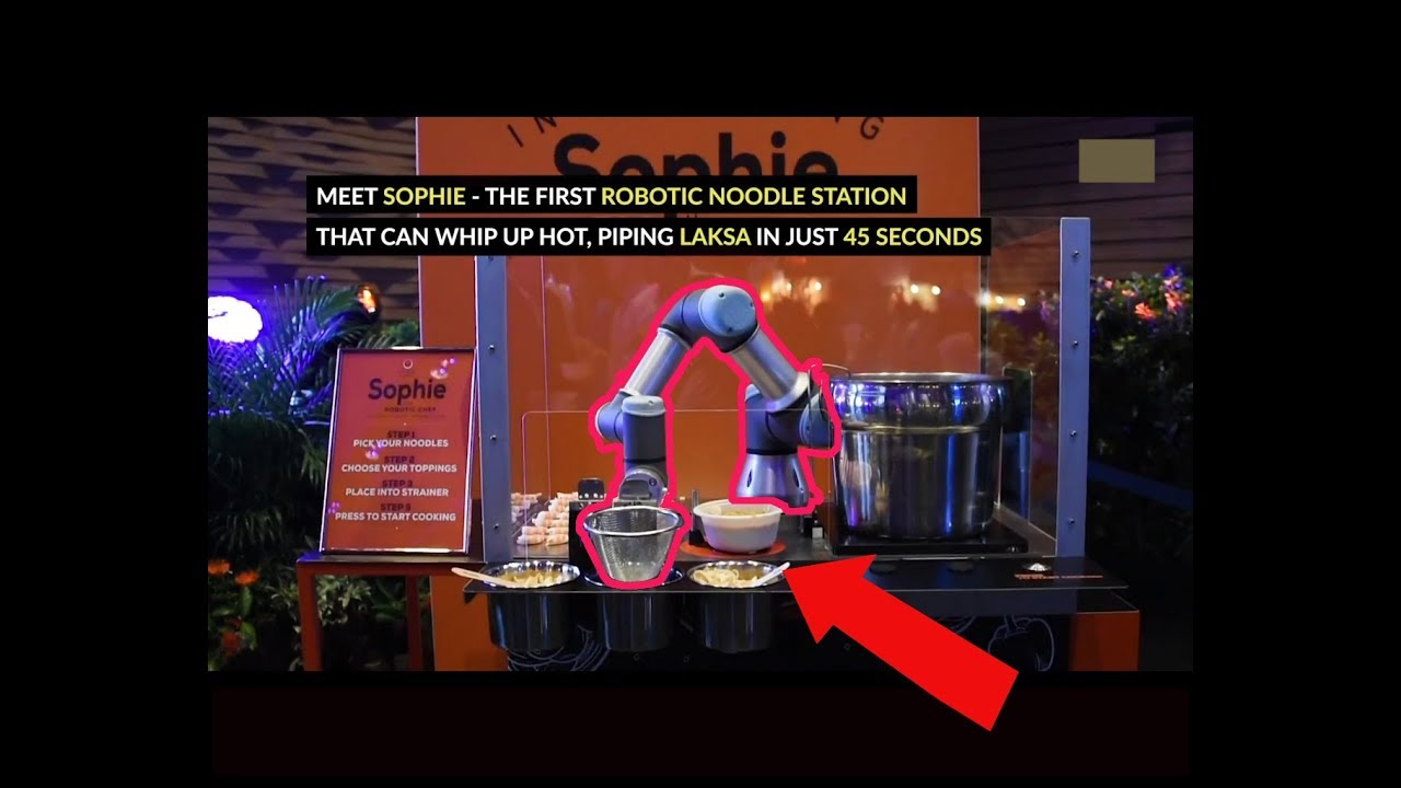 Самый быстрый повар в мире? Робот Софи готовит традиционный южноазиатский суп всего за 45 секунд