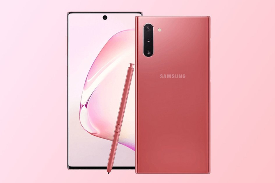 Samsung Galaxy Note  10 утечек в розовом и это прекрасно