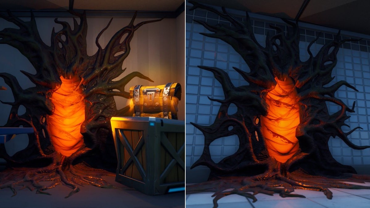 Fortnite Stranger Things Crossover Event Tipped by Upside Down Portals Popping Up in Game
