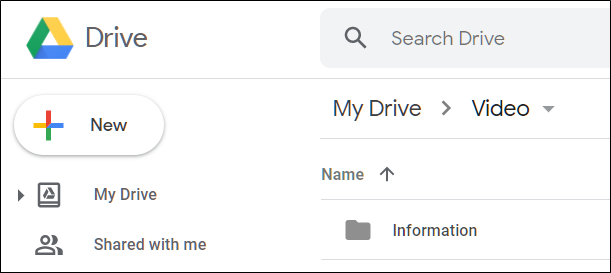 Скопированная папка на Google Диске после ее синхронизации.