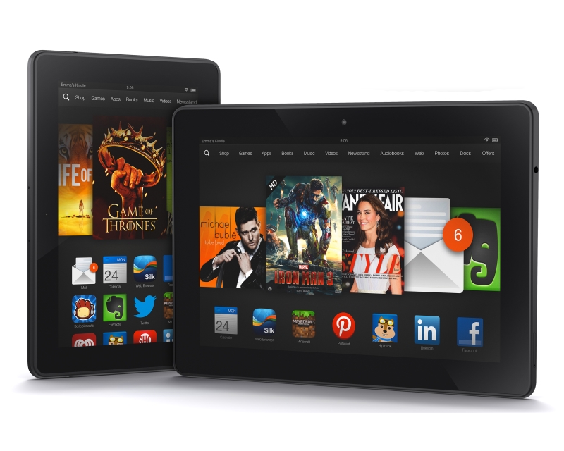 Amazon Kindle  Fire HDX появится в Великобритании в следующем месяце