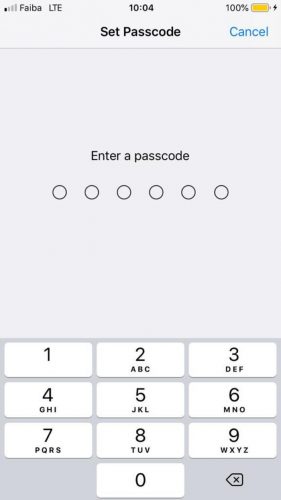 Блокировка приложений Iphone Настройки Введите пароль