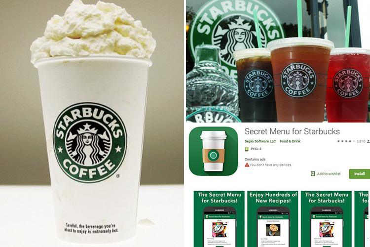 Секретное меню Starbucks НАСТОЯЩЕЕ - это бесплатное приложение раскрывает сотни удивительных скрытых холодных напитков
