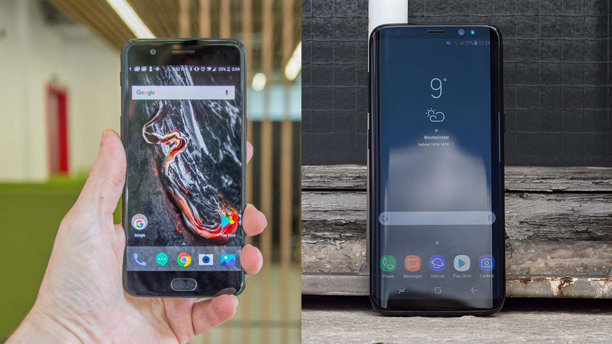 OnePlus 5 против Samsung Galaxy S8: Какой высокопроизводительный Android-телефон стоит купить?