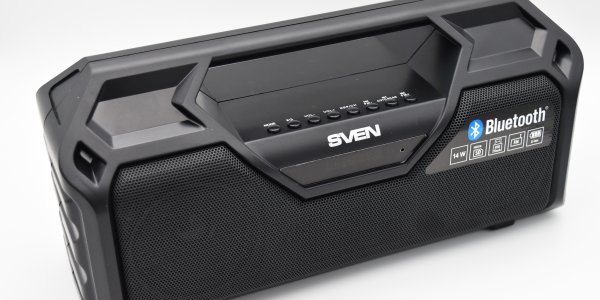 Sven PS-410: брутальный динамик Bluetooth со встроенным FM-радио