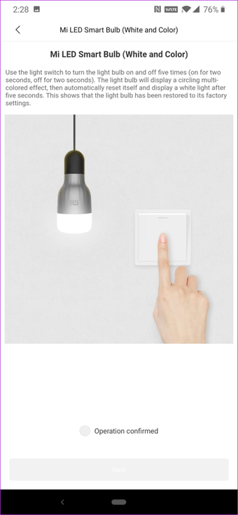 Подключите Xiaomi Mi Smart Bulb к телефону 12