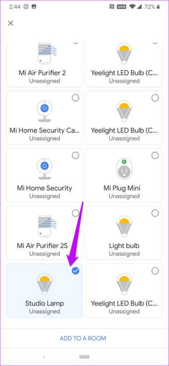Подключите Xiaomi Mi Smart Bulb к телефону 5