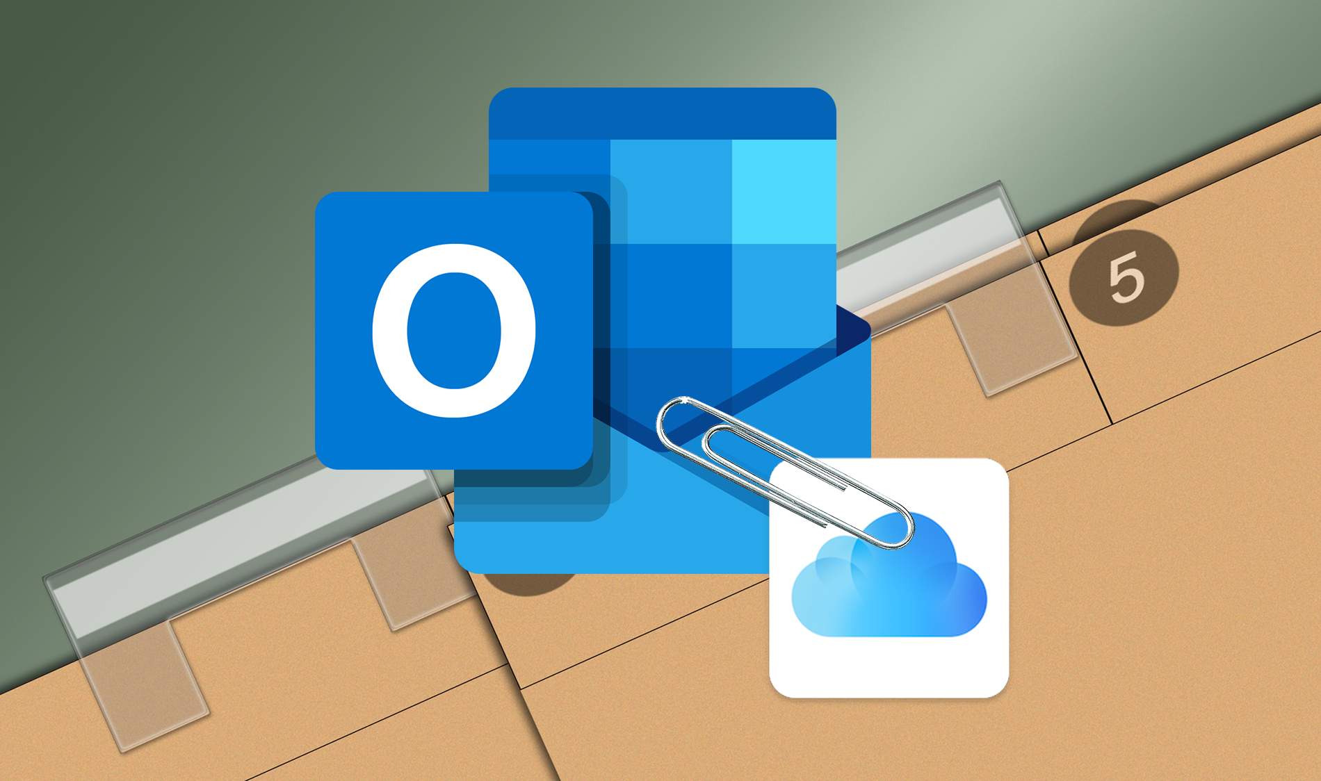 Как прикрепить файлы iCloud Drive в Outlook для iOS