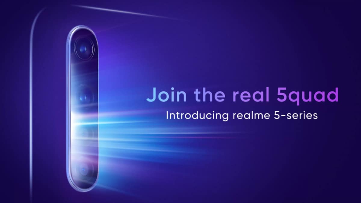 Realme 5 Series Phone India Launch Set for August 20, Flipkart Reveals