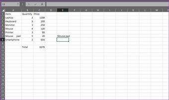Анализ данных основных функций Excel 12