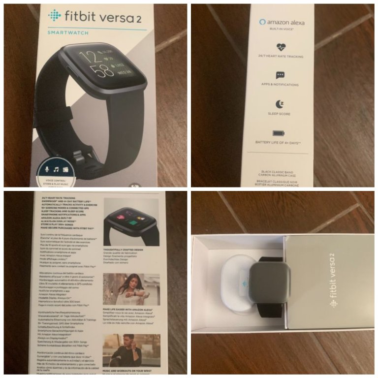 Fitbit Versa 2 Розничная коробка утечка изображений